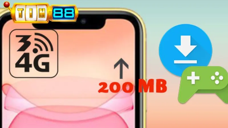 Nên tải app trên điện thoại vẫn còn hơn 200MB bộ nhớ trống 