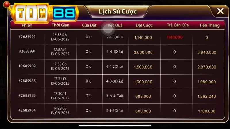 Game thủ phải đạt đủ số lượng vòng cược mới được phép rút thưởng về tay mình