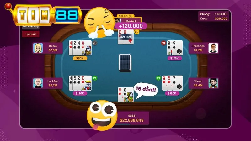 Xì Dách trực tuyến cho phép bạn tham gia với game thủ trên toàn quốc
